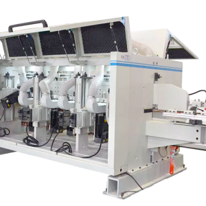 Двухсторонний продольный форматно профильный станок с одной цепью LT